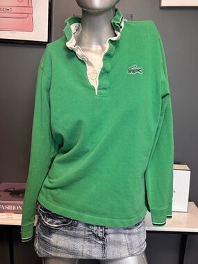 Lacoste Y2K Unisex Green Polo Shirt